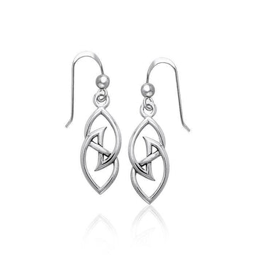 Modern Celtic Knot Earrings TER980 - Jewelry